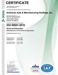 ISO 50001:2018